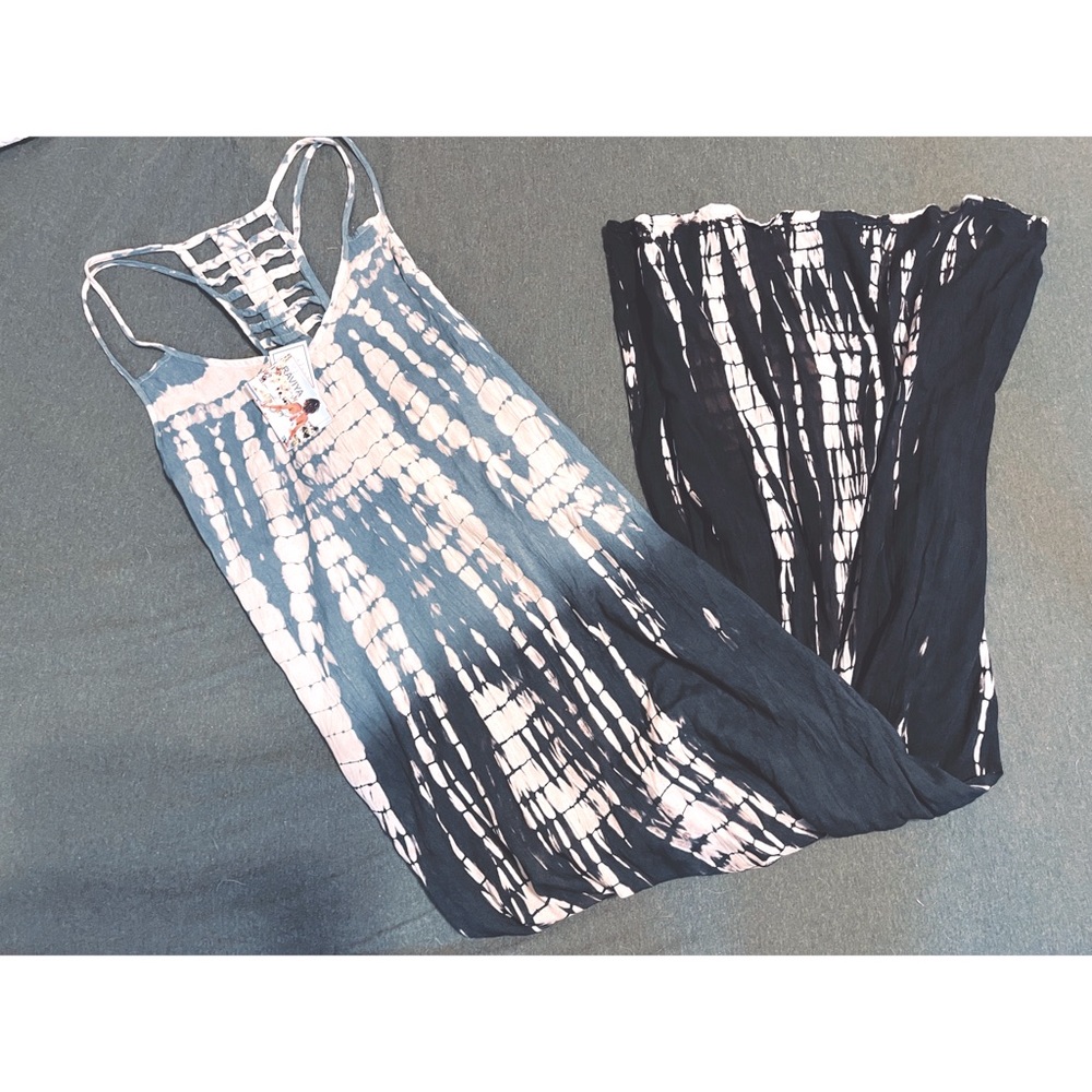 RAVIYA NWT Tie Dye Cover Up Maxi Dress Size Small